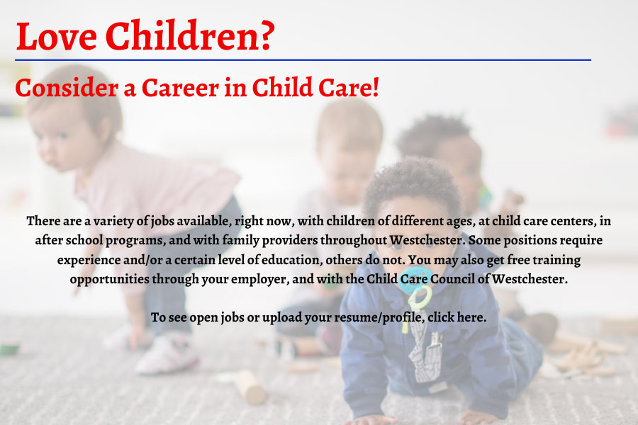 consider a career in child care