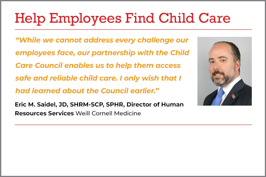 child care council help employees